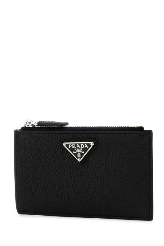  프라다 지퍼 레더 카드 홀더 2MC0862E54 F0002 BLACK - PRADA