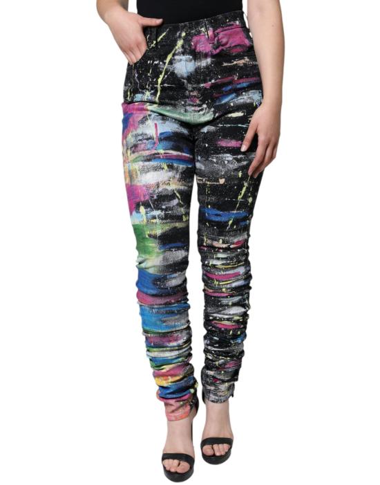  돌체앤가바나 데님 팬츠 PAN74182 MULTICOLOR