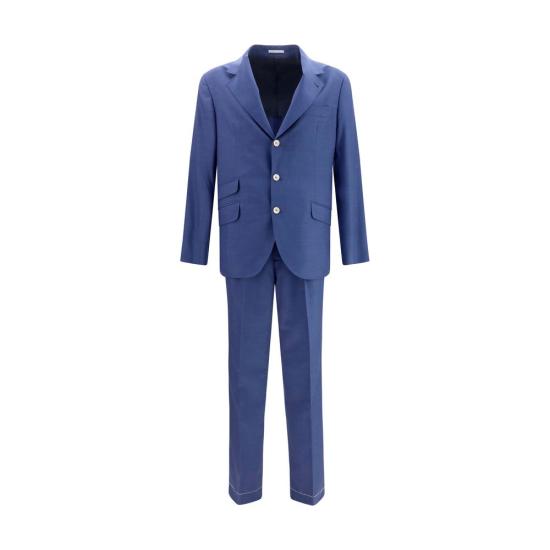 26SS 브루넬로 쿠치넬리 수트 팬츠 BRM032PLDWHC394BB BLUE
