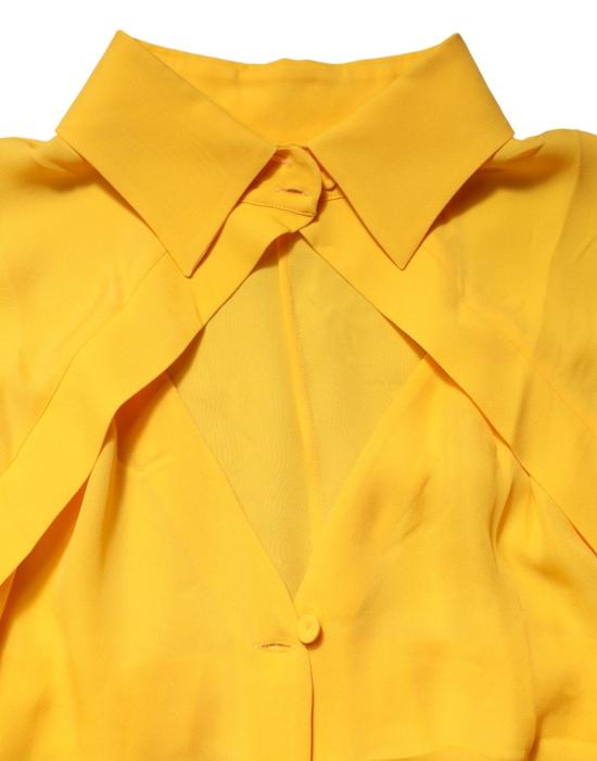  모스키노 블라우스 TSH91565 YELLOW - MOSCHINO