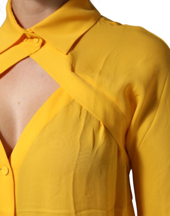  모스키노 블라우스 TSH91565 YELLOW - MOSCHINO