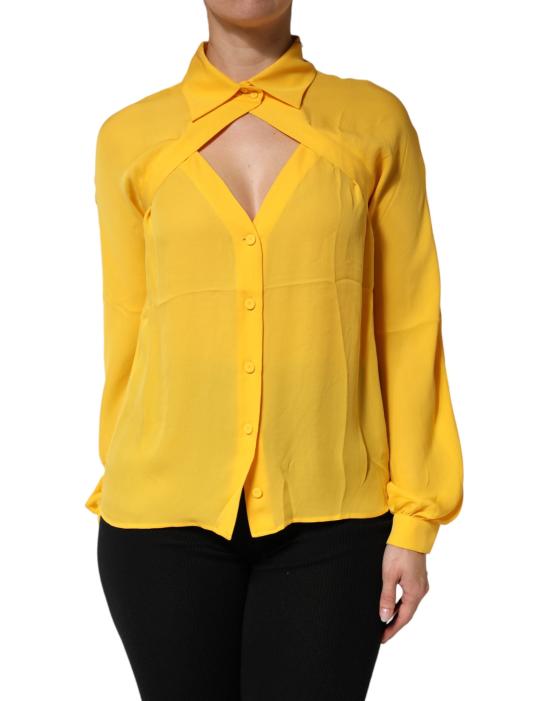  모스키노 블라우스 TSH91565 YELLOW