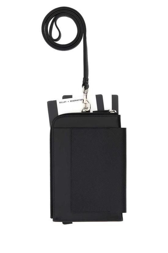  발렌시아가 패스포트 폰 홀더 7877332AA3R 1000 BLACK - BALENCIAGA
