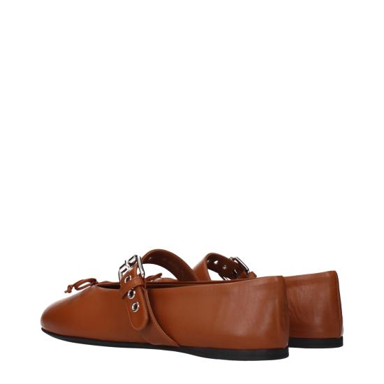  미우미우 플랫 슈즈 MI15582140367113BT BROWN - MIU MIU