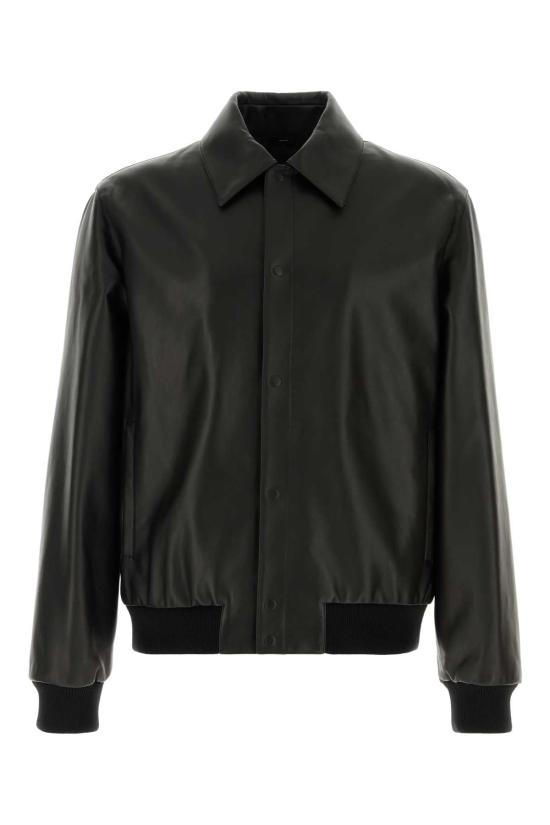26SS 펜디 레더 블루종 FPJ139ATJZ F0GME BLACK