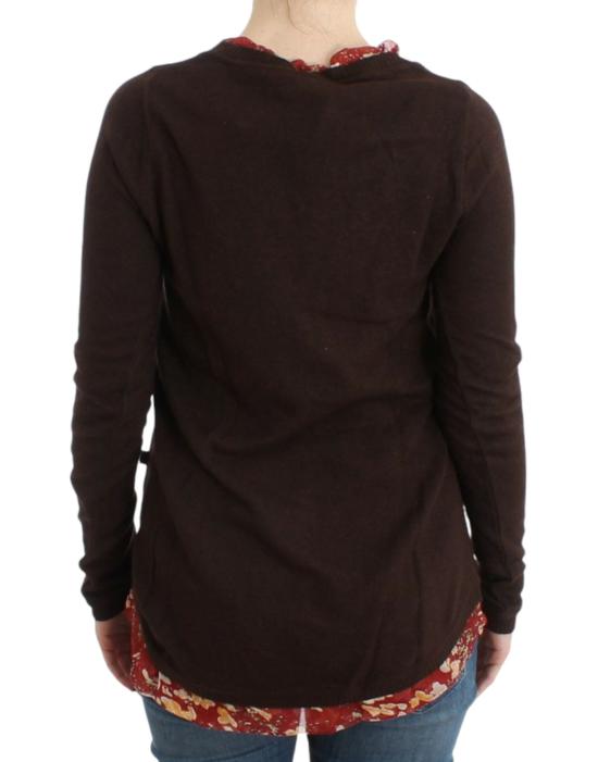  로베르토 카발리 스웨터 SIG11984 BROWN - ROBERTO CAVALLI