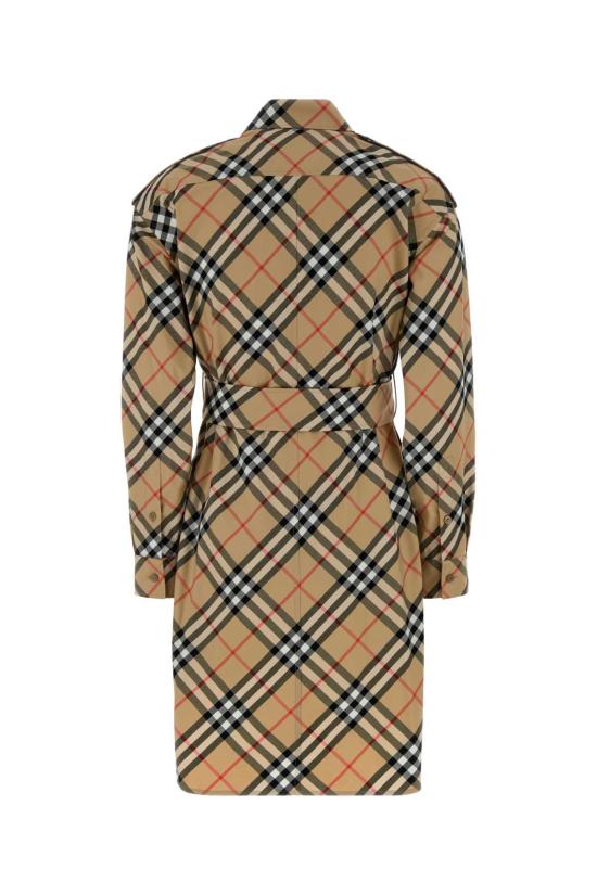 26SS 버버리 체크 코튼 셔츠 드레스 8086610 B9368 BEIGE - BURBERRY