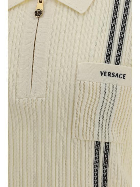 26FW 베르사체 탑 10253531A18352 1W010 WHITE - VERSACE