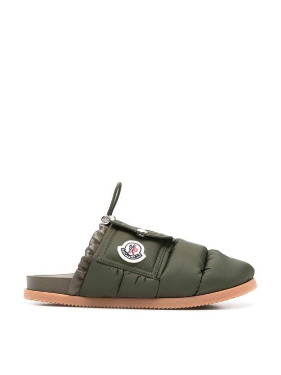 26SS 몽클레어 몬 포켓 패딩 레더 뮬 K109B4M00040M508081A GREEN - MONCLER