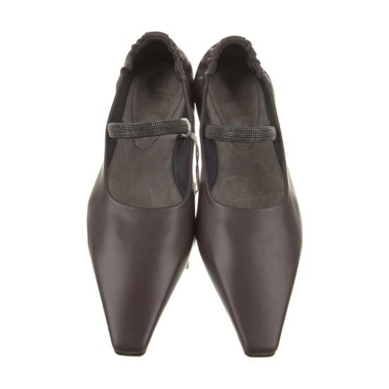  브루넬로 쿠치넬리 플랫 슈즈 BR 9190957646036 BROWN - BRUNELLO CUCINELLI