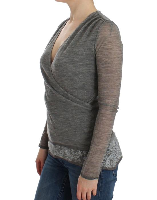  에르마노 설비노 블라우스 SIG12586 GRAY - ERMANNO SCERVINO