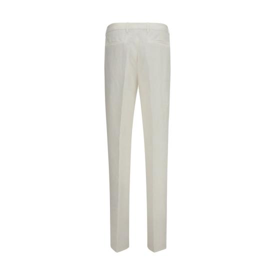 26SS 브루넬로 쿠치넬리 팬츠 BRMH249E1450C003BB WHITE - BRUNELLO CUCINELLI