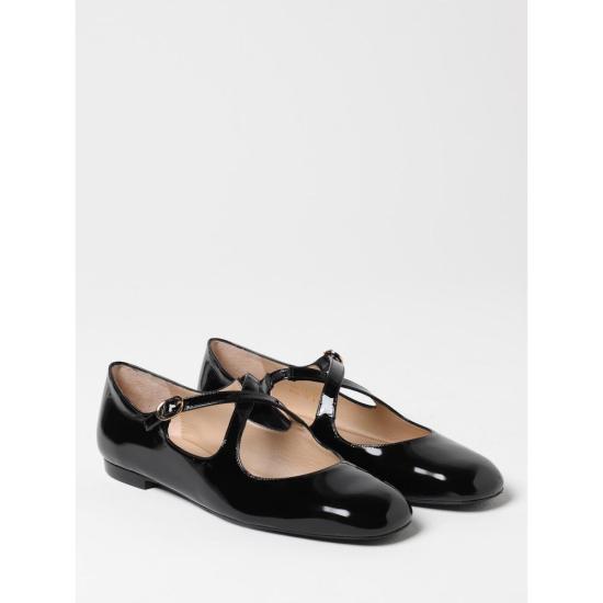  스튜어트 와이츠먼 플랫 슈즈 ST1429PA BLACK - STUART WEITZMAN