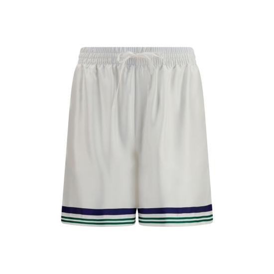 26FW 카사블랑카 숏팬츠 CAMPF26TR39901MULTIBB WHITE
