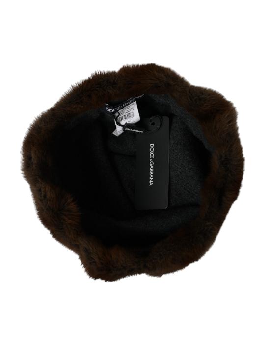  돌체앤가바나 비니 HAT9562 BROWN - DOLCE & GABBANA