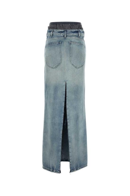  마르지엘라 스커트 S51MI0006S30383 961 BLUE - MAISON MARGIELA