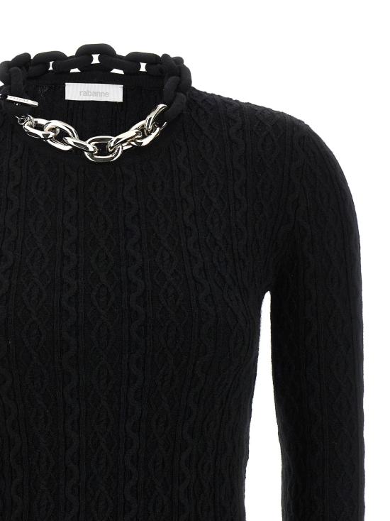 25FW 파코라반 스웨터 PA316025BM BLACK - PACO RABANNE