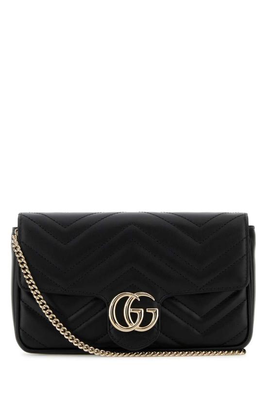 26FW 구찌 GG 마몽 스몰 숄더백 751526AAFPP 1061 BLACK
