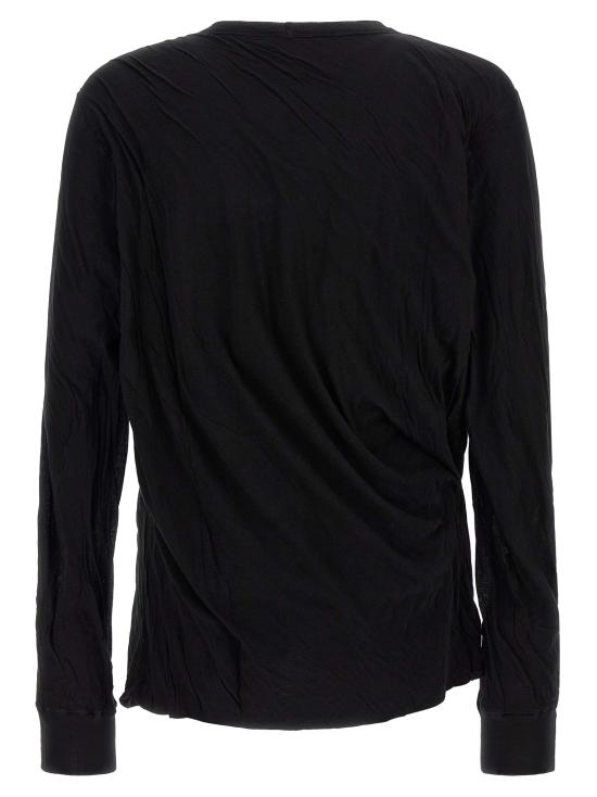  릭 오웬스 탑 RI337263BM BLACK - RICK OWENS