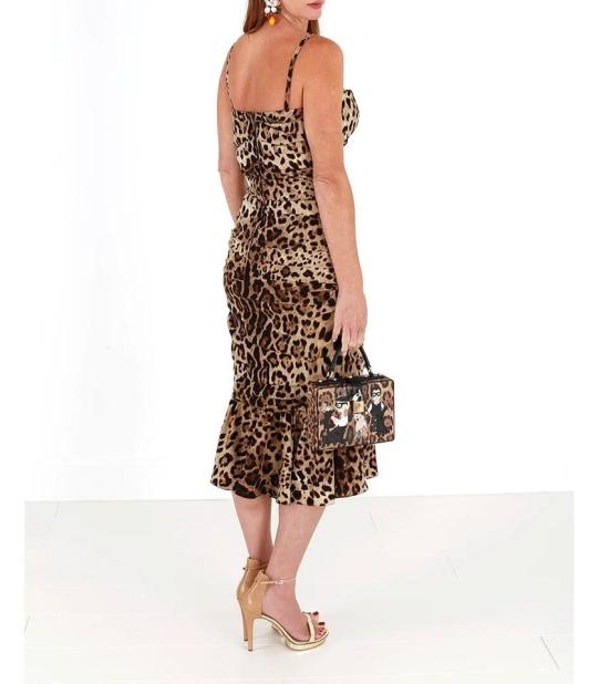  돌체앤가바나 바디수트 티셔츠 DR28713 BROWN - DOLCE & GABBANA