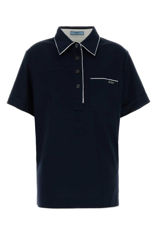 26SS 프라다 폴로 티셔츠 P963NSOOO173L F0008 NAVY