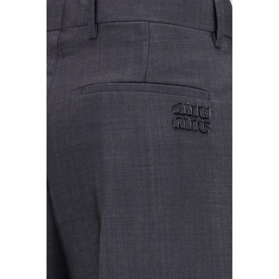 26SS 미우미우 팬츠 MIMP1990SOOO12I1F0308BB GRAY - MIU MIU