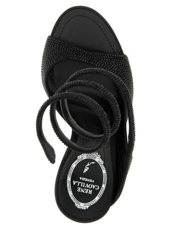 25FW 르네 카오빌라 힐/펌프스 RE316332BM BLACK - RENE CAOVILLA