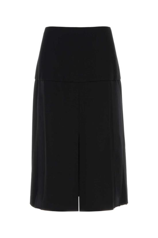 26FW 질샌더 스커트 J02MA0382J40356 001 BLACK