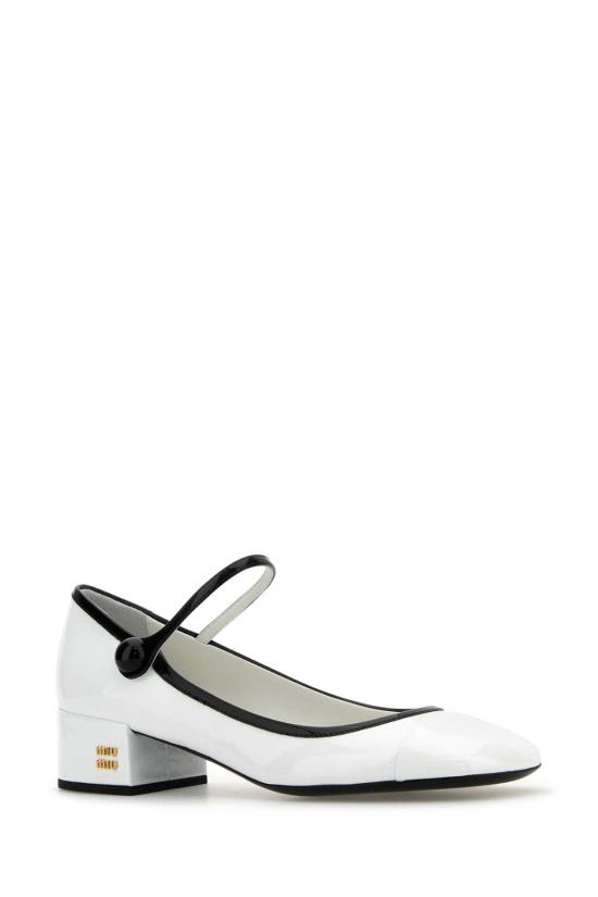 26SS 미우미우 힐/펌프스 5I435EFA03506E F0964 WHITE - MIU MIU