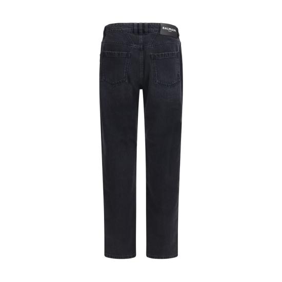 26FW 발망 데님 팬츠 BAHH1MI115DG130PCBB BLACK - BALMAIN