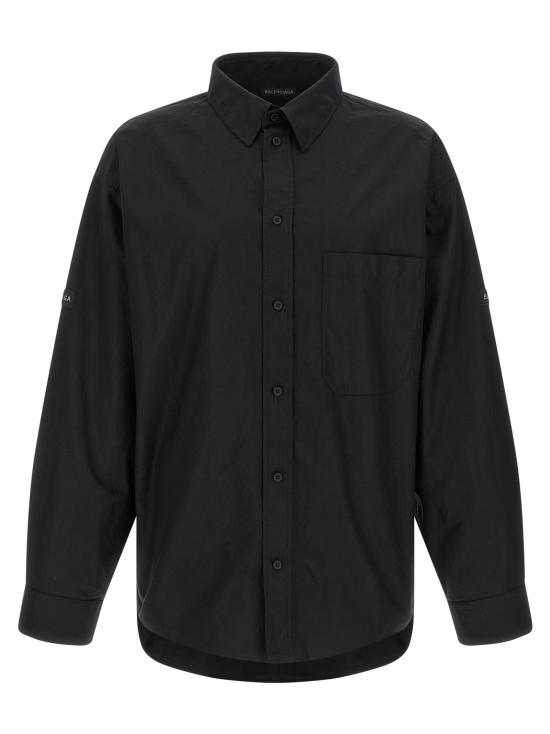 26SS 발렌시아가 셔츠 BA327025BM BLACK