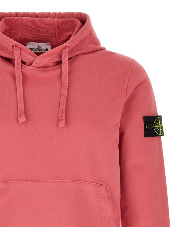26FW 스톤 아일랜드 후드 티셔츠 ST338012BM PINK - STONE ISLAND