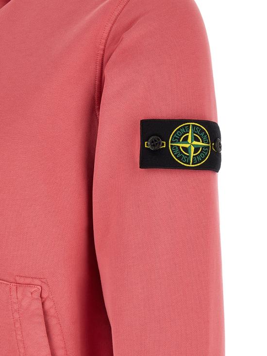 26FW 스톤 아일랜드 후드 티셔츠 ST338012BM PINK - STONE ISLAND