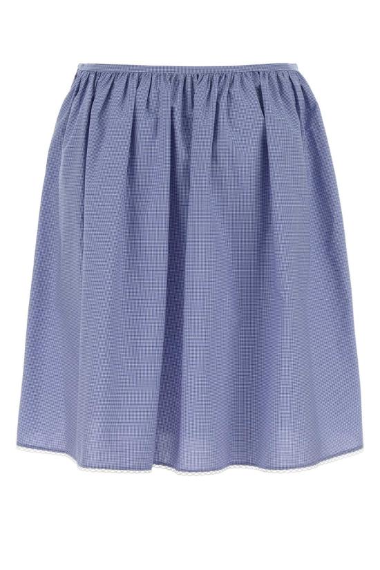 26SS 미우미우 스커트 MG2425SOOO187G F0AZ1 BLUE - MIU MIU