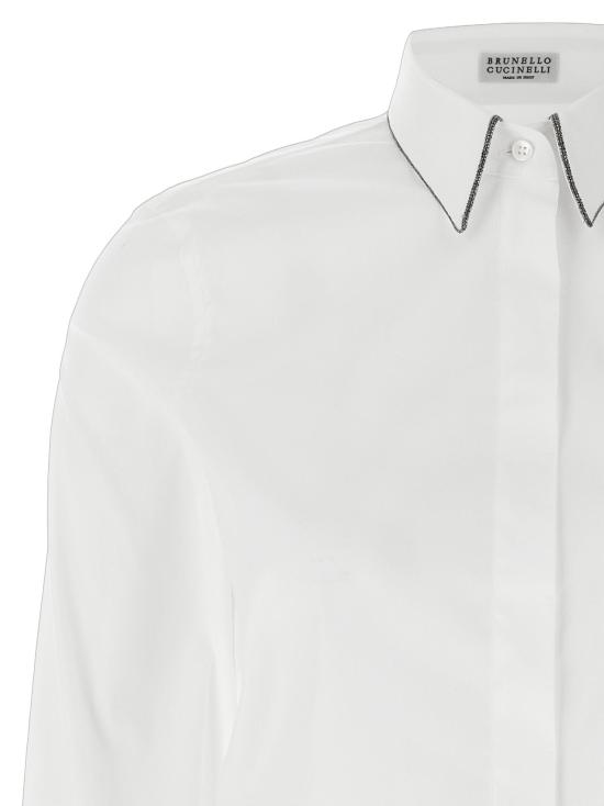 26FW 브루넬로 쿠치넬리 블라우스 BR304433BM WHITE - BRUNELLO CUCINELLI