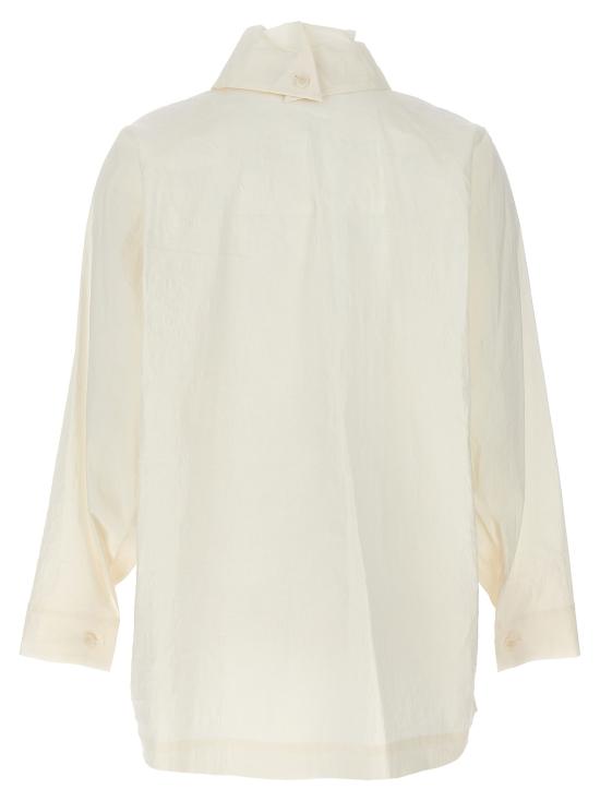  이세이 미야케 블라우스 IS284008BM WHITE - ISSEY MIYAKE