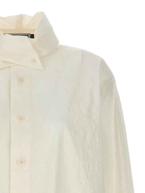  이세이 미야케 블라우스 IS284008BM WHITE - ISSEY MIYAKE