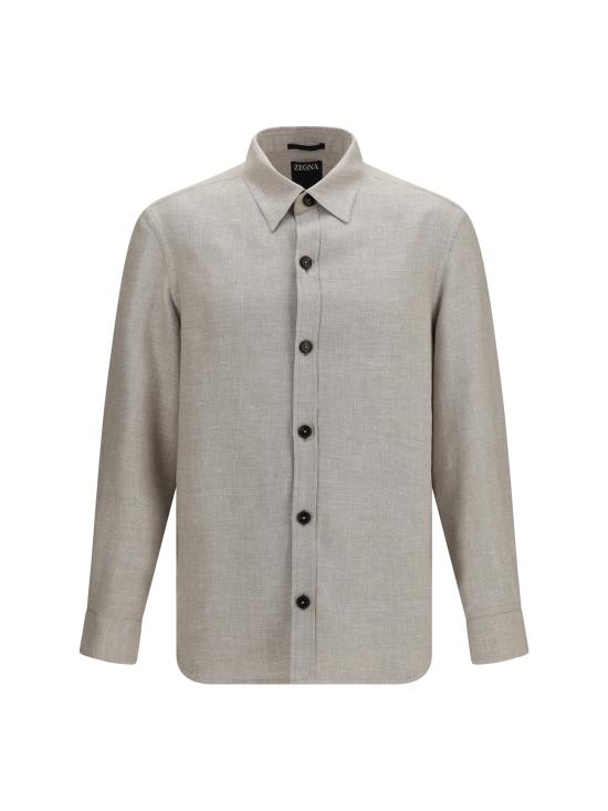 26SS 에르메네질도제냐 셔츠 UHV75A3SOT52N92G 054 BEIGE