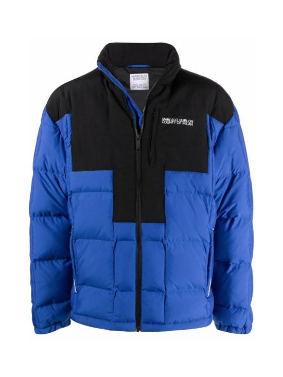 25FW 마르셀로 불론 패딩 CMED031C99FAB0014510 BLUE - MARCELO BURLON