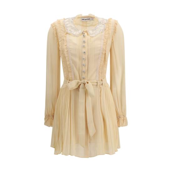 26SS 셀프 포트레이트 폴로 티셔츠 SERS26034STTANBB BEIGE