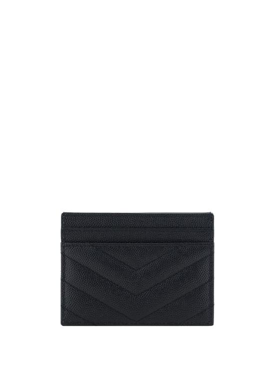 26FW 생로랑 카산드라 마틀라세 카드 케이스 423291BOW02 1000 BLACK - SAINT LAURENT