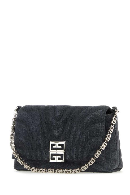25FW 지방시 소프트 4G 미디엄 토트 백 BB50QAB1TP 001 BLACK - GIVENCHY