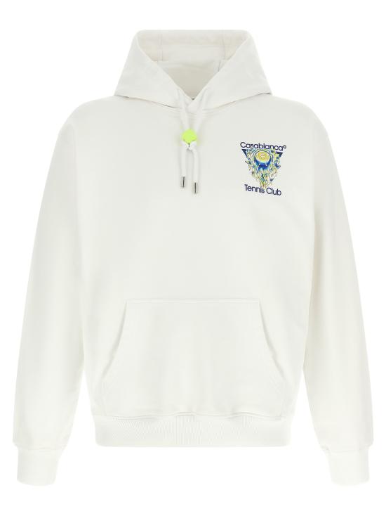 26SS 카사블랑카 후드 티셔츠 CA329036BM WHITE