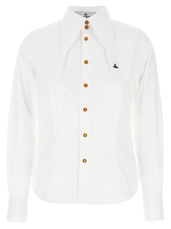 26FW 비비안웨스트우드 블라우스 VI305467BM WHITE