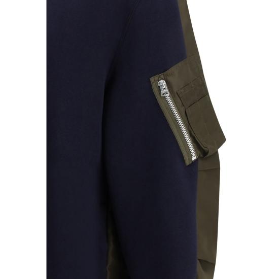  사카이 긴팔 티셔츠 SA2603949M233BB NAVY - SACAI