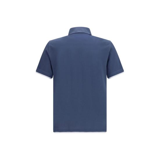 26SS 브루넬로 쿠치넬리 탑 BRME8543966CBL48BB BLUE - BRUNELLO CUCINELLI