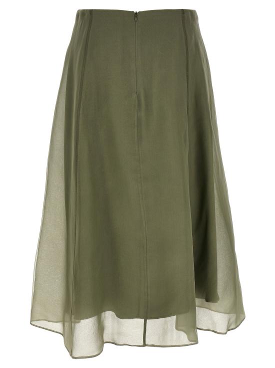 26SS 브루넬로 쿠치넬리 스커트 BR336200BM GREEN - BRUNELLO CUCINELLI