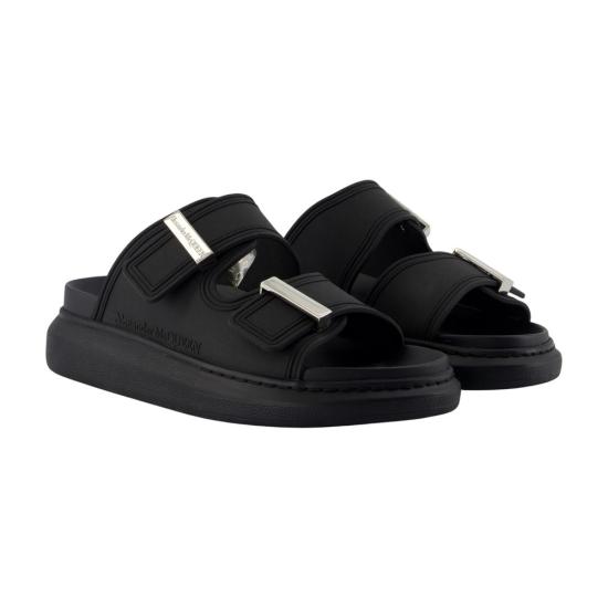 26SS 알렉산더 맥퀸 샌들 CONFIG AMQS25010 BLACK - ALEXANDER MCQUEEN