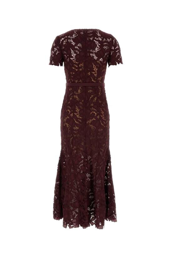 26FW 셀프 포트레이트 원피스 PF26107MBU BURGUNDY - SELF PORTRAIT