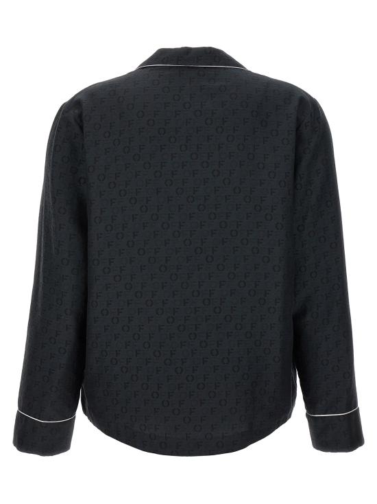  오프화이트 블라우스 OF284629BM BLACK - OFF WHITE